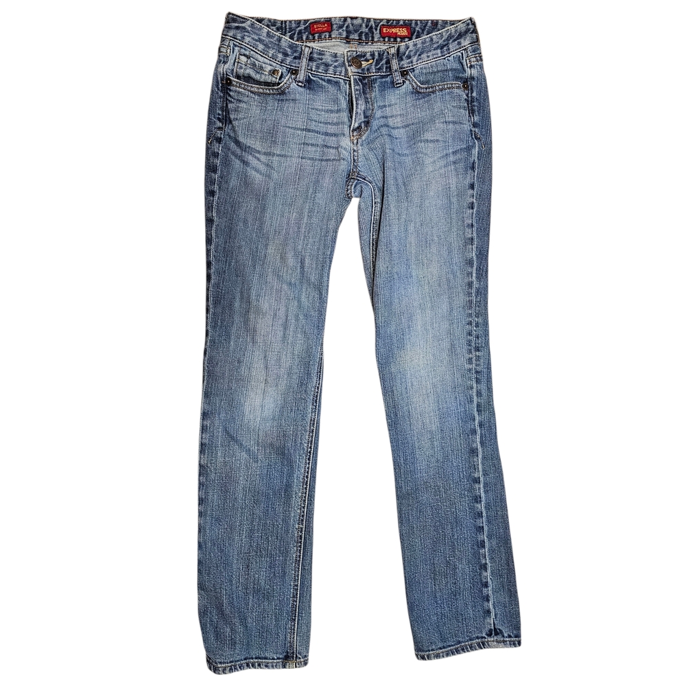 Express Stella Skinny Leg Women's Blue Jeans Size 6R